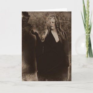 Vintag Happy Halloween Karte