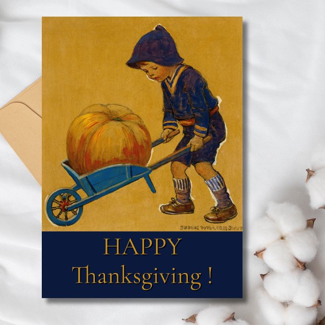 Vintag Happy Thanksgiving Jessie Willcox Smith Karte (Von Creator hochgeladen)