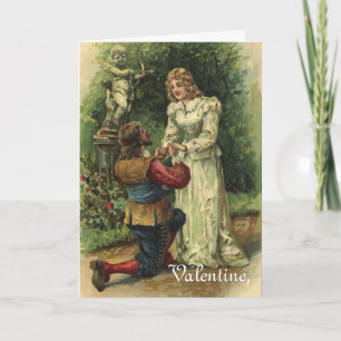 Vintag Happy Valentines Card Feiertagskarte
