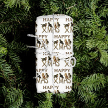 Vintag Happy Xmas Niedlich Cat Kitten Weihnachten