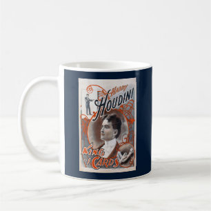 Vintag Harry Houdini Magic Escape Kaffee Tasse