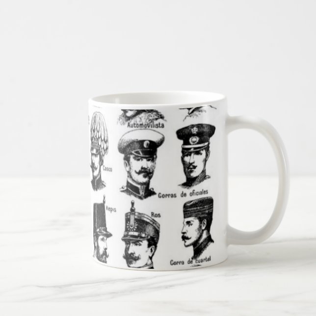 Vintag Hats-Tasse Kaffeetasse (Rechts)