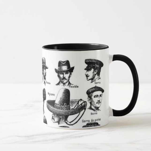 Vintag Hats-Tasse Tasse (Rechts)