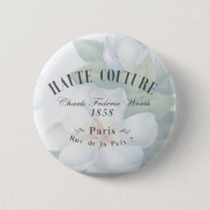 Vintag Haute Couture Fashion Design Button
