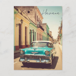 Vintag Havana Kuba Postkarte