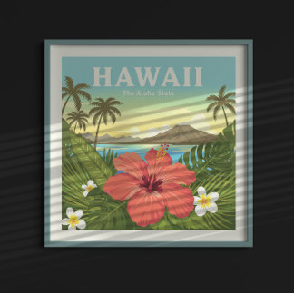 Vintag Hawaii Poster
