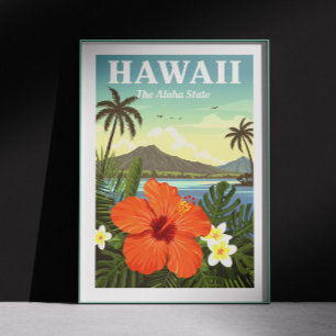 Vintag Hawaii Poster