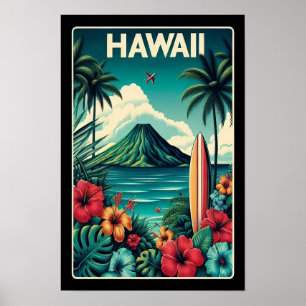 Vintag Hawaii Reiseplakat Poster