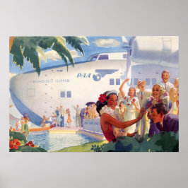 Vintag Hawaii Reiseplakat Poster