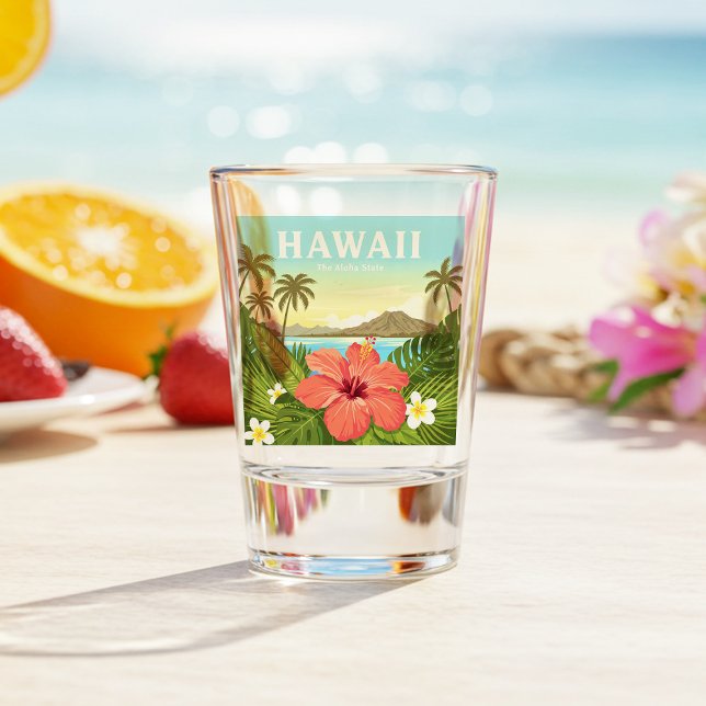 Vintag Hawaii Schnapsglas (Von Creator hochgeladen)