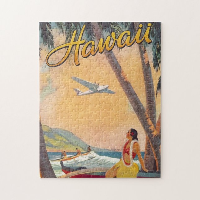 Vintag Hawaii Travel (Vertikal)