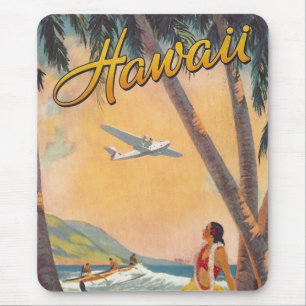 Vintag Hawaii Travel Mousepad