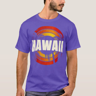 Vintag Hawaii Urlaub Souvenir Retro Sunset T-Shirt