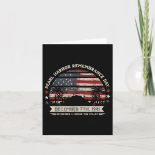 Vintag Hawaii Usa Flag T-Shirt, Pearl Harbor Karte