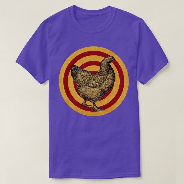 Vintag Hen-Label T-Shirt (Design vorne)