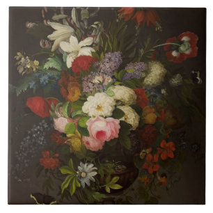 Vintag Henryka Beyer Blume Fliese