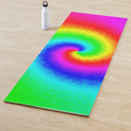 Vintag Hippie Boho Gefärbte Krawatte Psychedelic T Yogamatte