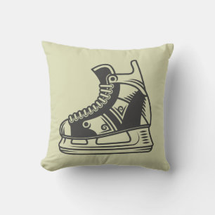 Vintag Hockey-Skate Kissen