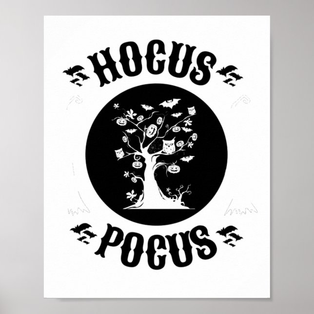Vintag Hocus Pocus Halloween Poster (Vorne)