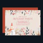 Vintag Holiday Snowman Weihnachtsfeier Einladung<br><div class="desc">Personalisieren Sie den benutzerdefinierten Text oben. Sie können auch die Hintergrundfarbe ändern. Weitere Koordinationsgegenstände finden Sie in unserer Kollektion "Vintager Holiday Snowman".</div>