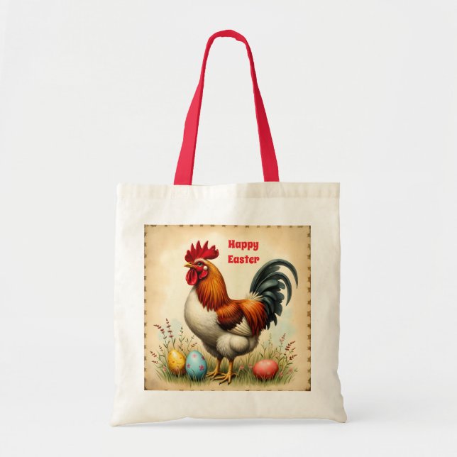 Vintag Holiday Trendy Ostersammlung Tragetasche (Vorne)