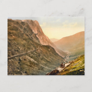 Vintag Honister Pass Cumbria England Postkarte