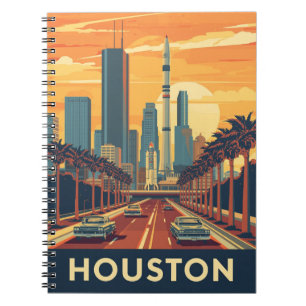 Vintag Houston Space Notizblock