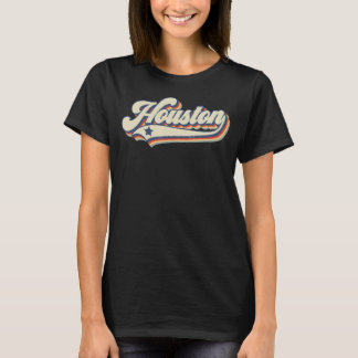 Vintag Houston Texas Houston Strong Stripes T-Shirt