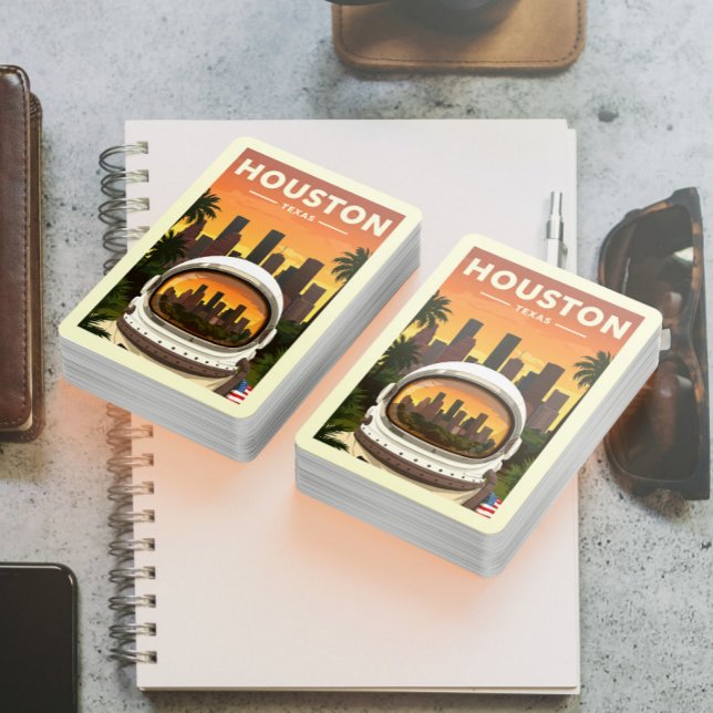 Vintag Houston Texas Spielkarten (Von Creator hochgeladen)