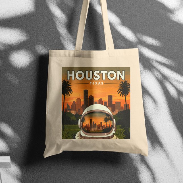 Vintag Houston Texas Tragetasche (Von Creator hochgeladen)