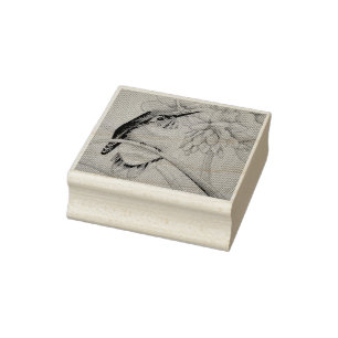 Vintag Hummingbird No. 5 Wasserfarben Kunst Gummistempel