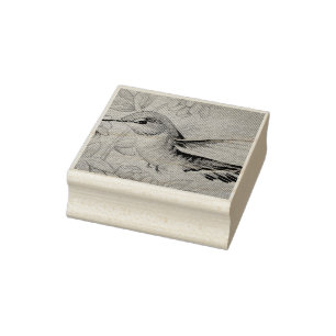 Vintag Hummingbird No. 7 Wasserfarben Kunst Gummistempel