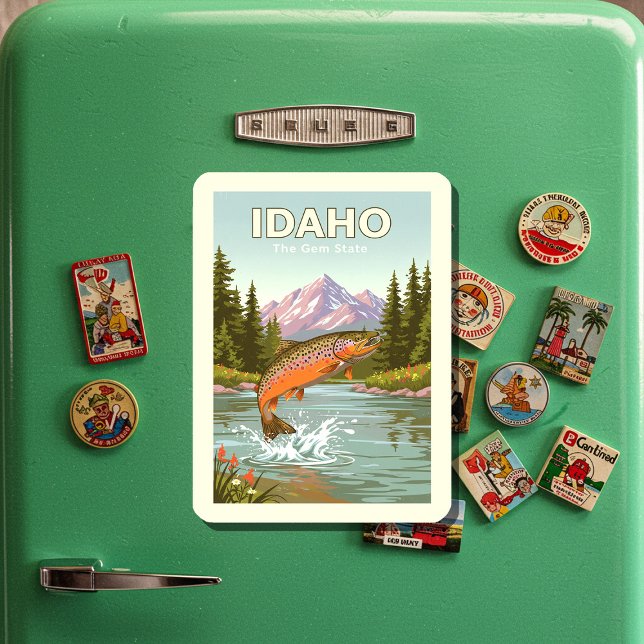 Vintag Idaho Magnet (Von Creator hochgeladen)