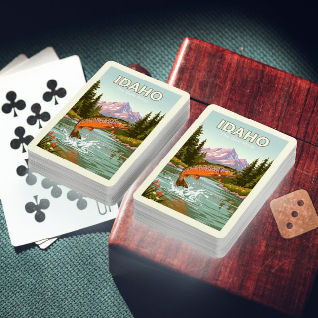 Vintag Idaho Spielkarten (Von Creator hochgeladen)