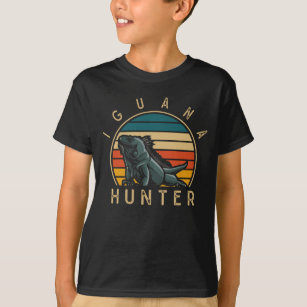 Vintag Iguana Hunter Funny Reptile Lover T-Shirt