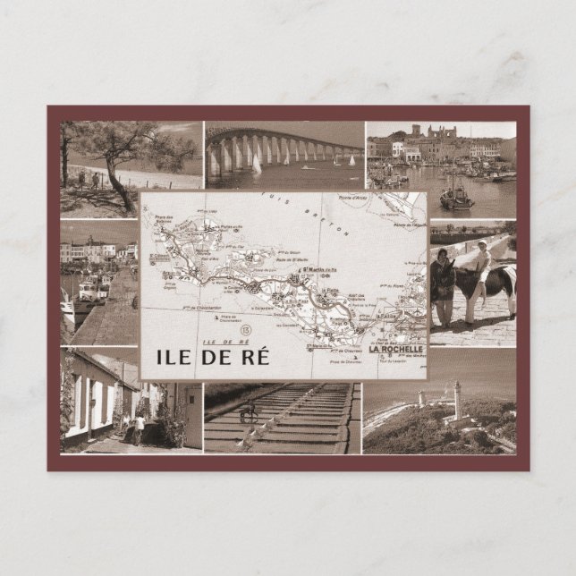 Vintag, Ile de Re Postkarte (Vorderseite)