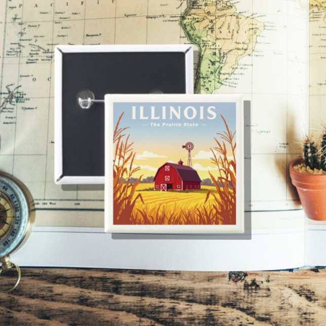 Vintag Illinois Button (Von Creator hochgeladen)