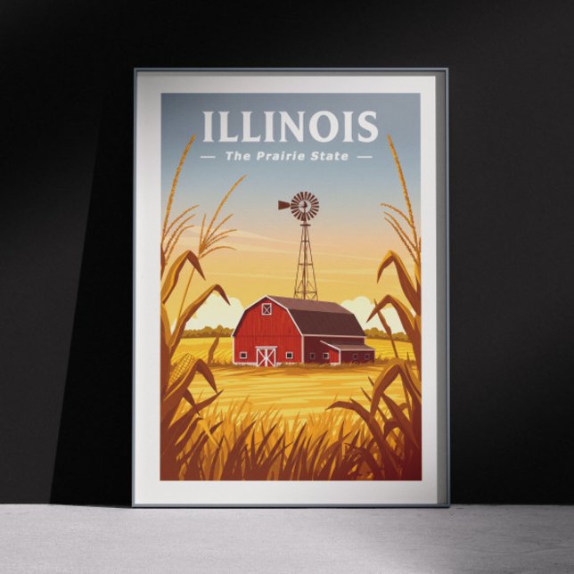 Vintag Illinois Poster (Von Creator hochgeladen)