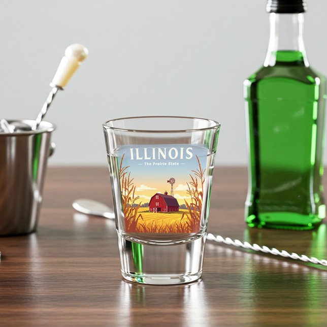 Vintag Illinois Schnapsglas (Von Creator hochgeladen)