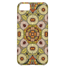 Vintag Illustration Blume Schmetterlinge Muster