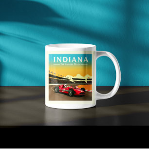 Vintag Indiana Kaffeetasse