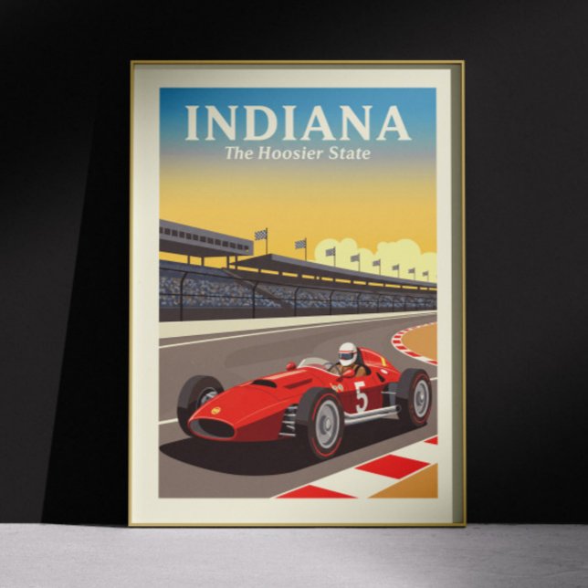 Vintag Indiana Poster (Von Creator hochgeladen)