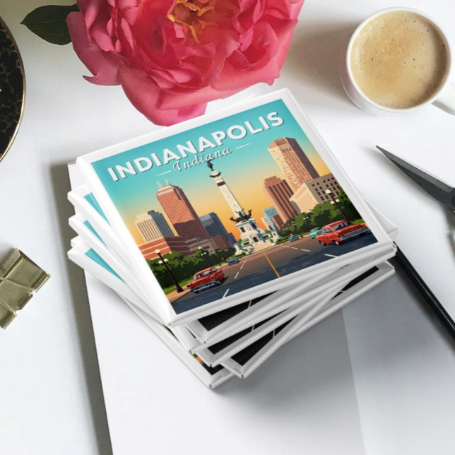 Vintag Indianapolis Indiana Magnet (Von Creator hochgeladen)