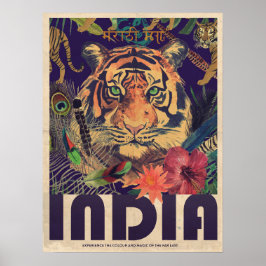Vintag Indien Reiseplakat Poster