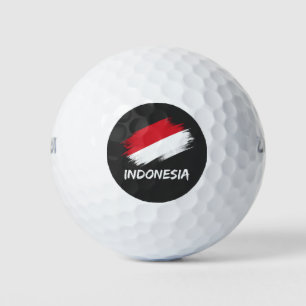 Vintag Indonesisch: Indonesische Flaggensportliebh Golfball