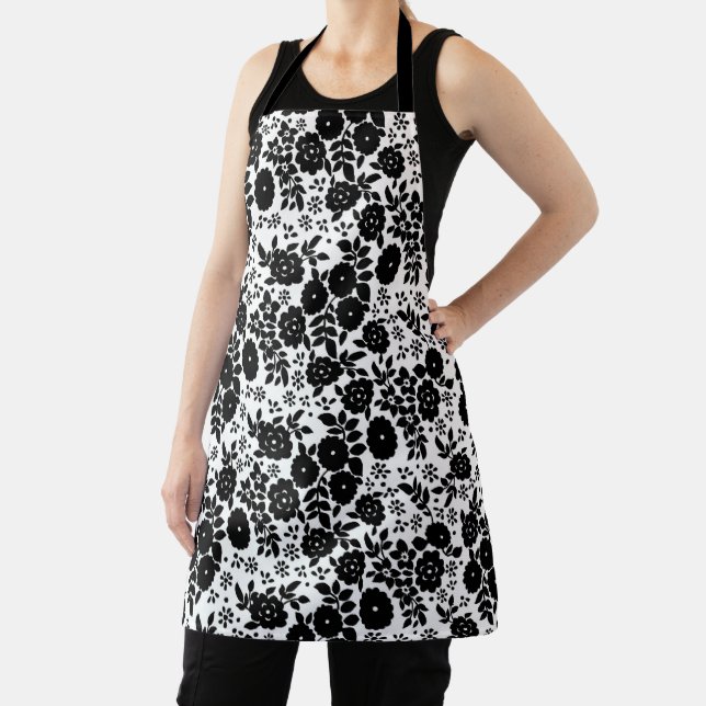 Vintag Inspiriert Blumenmuster überall über Schürz Schürze (InSitu)