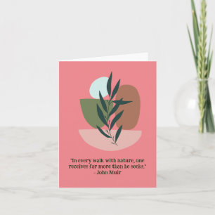 "Vintag Inspiriert Boho Floral Blank Sentimental Karte