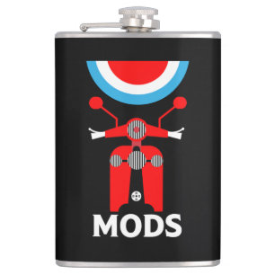 Vintag Inspiriert britische Mod und Rockers Flachmann