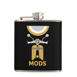 Vintag Inspiriert britische Mod und Rockers Flachmann