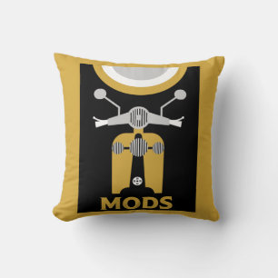 Vintag Inspiriert britische Mod und Rockers Kissen